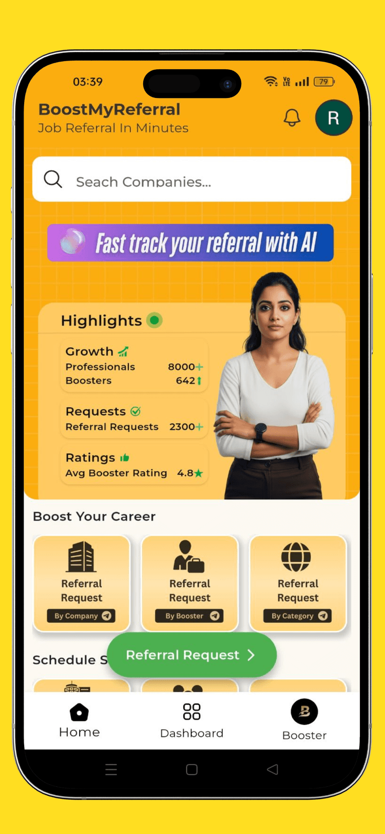 BoostMyReferral Mobile Application